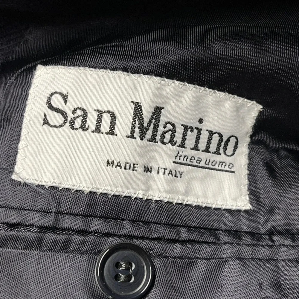 San Marino Linea Uomo MenBlazer‎ 100% Cashmere Suit Jacket Sport Coat Italy 42R